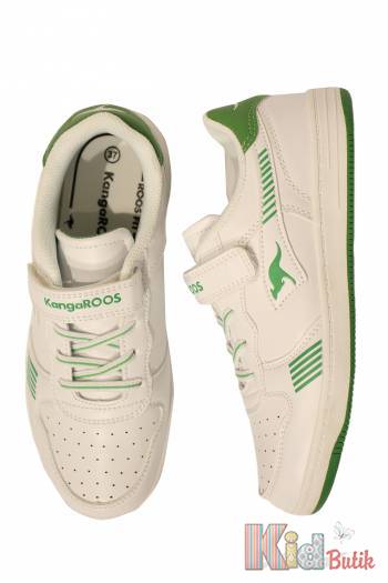 Купить Кроссовки с зелеными вставками для мальчика KangaROOS 23-10004-000-0101 на КидБутик Кроссовки с зелеными вставками для мальчика KangaROOS 23-10004-000-0101