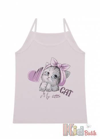 Купити Майка "My Cute Cat" для дівчинки 8-9 років Donella 23-435103 на КідБутік Майка "My Cute Cat" для дівчинки 8-9 років Donella 23-435103