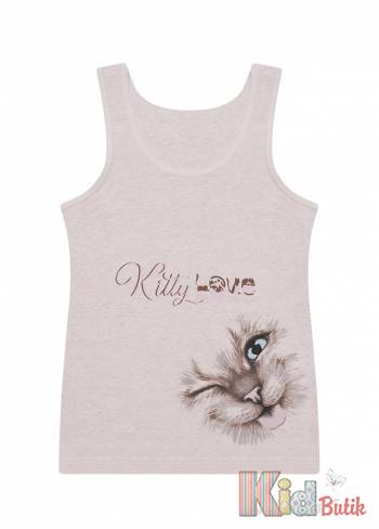 Купить Майка "Kitty Love" для девочки 8-9 лет Donella 23-495101 на КидБутик Майка "Kitty Love" для девочки 8-9 лет Donella 23-495101