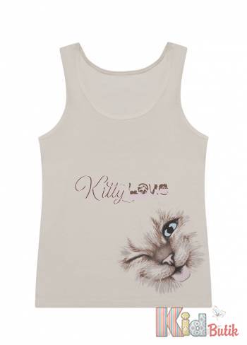 Купить Майка "Kitty Love" для девочки 2-3 лет Donella 23-495101 на КидБутик Майка "Kitty Love" для девочки 2-3 лет Donella 23-495101