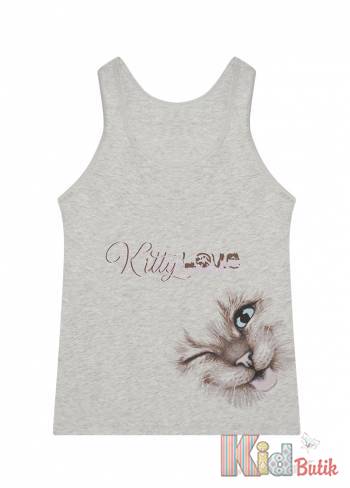 Купить Майка "Kitty Love" для девочки 2-3 лет Donella 23-495101 на КидБутик Майка "Kitty Love" для девочки 2-3 лет Donella 23-495101