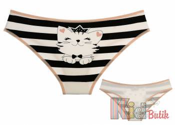 Купить Трусы с прикольным котиком "Meow" для девочки 12-13 лет Donella 23-5171KT на КидБутик Трусы с прикольным котиком "Meow" для девочки 12-13 лет Donella 23-5171KT