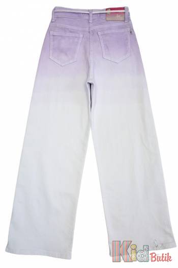 Купить Джинсы палаццо светло-фиолетовые со шнурком A-yugi Jeans Аю23-25(9363) на КидБутик Джинсы палаццо светло-фиолетовые со шнурком A-yugi Jeans Аю23-25(9363)
