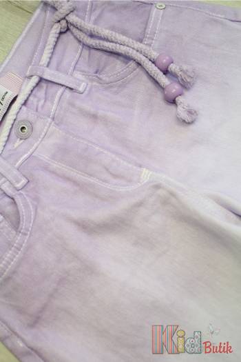 Купить Джинсы палаццо светло-фиолетовые со шнурком A-yugi Jeans Аю23-25(9363) на КидБутик Джинсы палаццо светло-фиолетовые со шнурком A-yugi Jeans Аю23-25(9363)