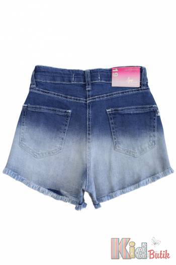 Купить Шорты джинсовые синие с бахромой для девочки A-yugi Jeans Аю23-27(9361) на КидБутик Шорты джинсовые синие с бахромой для девочки A-yugi Jeans Аю23-27(9361)