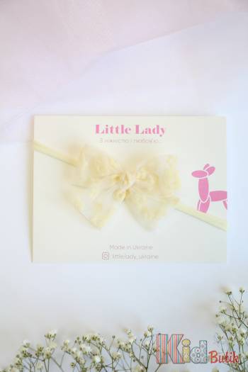 Купить Повязка для девочки "Бантик" с цветочками Little Lady LL24-11 на КидБутик Повязка для девочки "Бантик" с цветочками Little Lady LL24-11