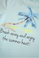 Купить Футболка голубая "Enjoy the summer heat" для мальчика NK Unsea НК23-24(44614) на КидБутик Футболка голубая "Enjoy the summer heat" для мальчика NK Unsea НК23-24(44614) - фото 4