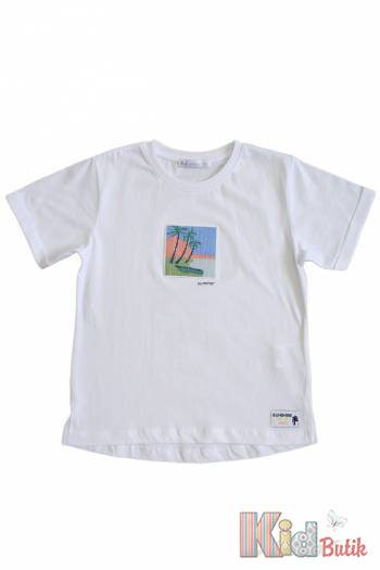 Купить Футболка белая с пальмами "Summer" для мальчика NK Unsea НК23-14(44501) на КидБутик Футболка белая с пальмами "Summer" для мальчика NK Unsea НК23-14(44501)