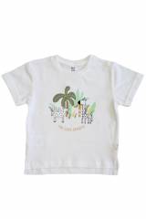 Купить Футболка белая "The Cool Giraffe" для мальчика NK Unsea НК23-20(44601) на КидБутик Футболка белая "The Cool Giraffe" для мальчика NK Unsea НК23-20(44601)