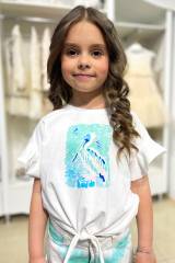 Купить Футболка белая… NK Unsea НК23-1(34517) на КидБутик Футболка белая… NK Unsea НК23-1(34517)