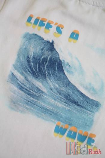 Купить Футболка белая "Life's a Wave" для мальчика NK Unsea НК23-22Бл(44608) на КидБутик Футболка белая "Life's a Wave" для мальчика NK Unsea НК23-22Бл(44608)