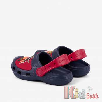 Купить Клоги темно-синие "Jungle" для мальчика Coqui 23-9382 Navy/New Red на КидБутик Клоги темно-синие "Jungle" для мальчика Coqui 23-9382 Navy/New Red
