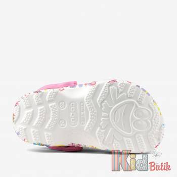 Купить Клоги белые с розовым принтом для девочки Coqui 25-8701Wite/Dk.Pink на КидБутик Клоги белые с розовым принтом для девочки Coqui 25-8701Wite/Dk.Pink