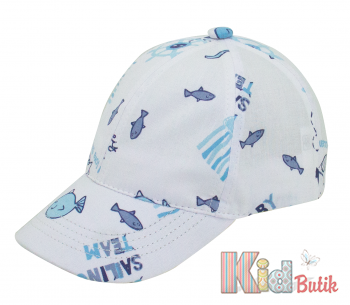 Купить Бейсболка светлая "Sea Team" для мальчика David's Star Дс23-38(2316) на КидБутик Бейсболка светлая "Sea Team" для мальчика David's Star Дс23-38(2316)