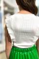 Купити Футболка біла з воланами для дівчинки Cuties Ст23-7(3371) на КідБутік Футболка біла з воланами для дівчинки Cuties Ст23-7(3371) - фото 4
