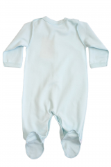Купить Комбинезон голубой для малыша Моя планета 23-Кмб300-1Блак на КидБутик Комбинезон голубой для малыша Моя планета 23-Кмб300-1Блак
