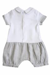 Купить Ромпер с галстуком для мальчика MYMIO baby Му23-3804 на КидБутик Ромпер с галстуком для мальчика MYMIO baby Му23-3804