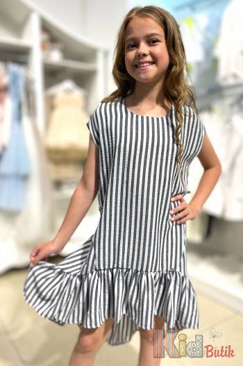 Купити Плаття у смужку для Вашої дівчинки. Brows Kids ВР23-9(8143) на КідБутік Плаття у смужку для Вашої дівчинки. Brows Kids ВР23-9(8143)