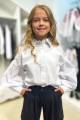 Купити Сорочка біла з широкими рукавами для дівчинки Brows Kids ВР24-10(8061) на КідБутік Сорочка біла з широкими рукавами для дівчинки Brows Kids ВР24-10(8061) - фото 5