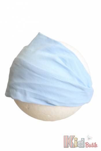 Купить Хусточка-повязка голубая без декора для девочки Другие бренды А23-25 Блак. на КидБутик Хусточка-повязка голубая без декора для девочки Другие бренды А23-25 Блак.