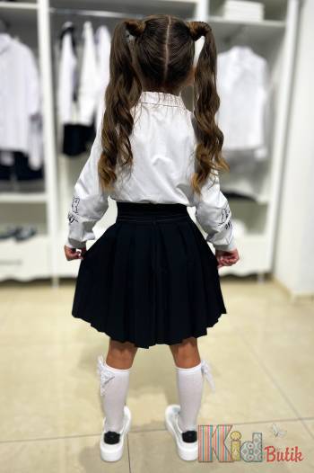 Купить Юбка в широкую складку для девочки Sen Kids Т23-1(27-843) на КидБутик Юбка в широкую складку для девочки Sen Kids Т23-1(27-843)