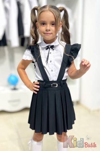 Купить Сарафан темного цвета без нагрудника Sen Kids Т24-5(27-430) на КидБутик Сарафан темного цвета без нагрудника Sen Kids Т24-5(27-430)