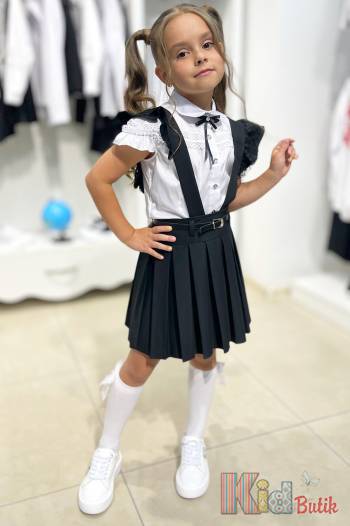 Купить Сарафан темного цвета без нагрудника Sen Kids Т24-5(27-430) на КидБутик Сарафан темного цвета без нагрудника Sen Kids Т24-5(27-430)