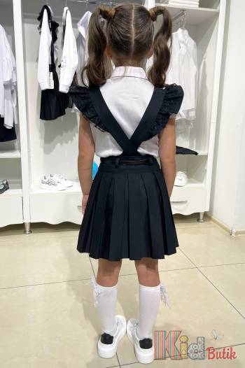 Купить Сарафан темного цвета без нагрудника Sen Kids Т24-5(27-430) на КидБутик Сарафан темного цвета без нагрудника Sen Kids Т24-5(27-430)