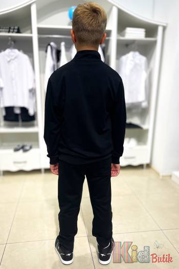 Купити Спортивний костюм чорний "Design Department" для хлопчика A-yugi Jeans Аю23-36Чорн(7192) на КідБутік Спортивний костюм чорний "Design Department" для хлопчика A-yugi Jeans Аю23-36Чорн(7192)
