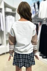 Купити Світшот бежевий для дівчинки "LA" MiniModa Мі23-4Беж(3675) на КідБутік Світшот бежевий для дівчинки "LA" MiniModa Мі23-4Беж(3675)