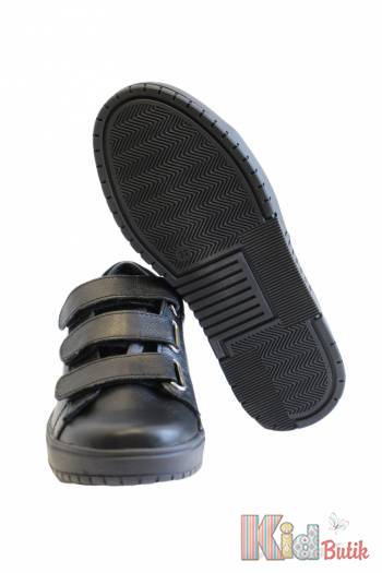 Купить Кеды черные на липучках для девочки Bistfor 23-38115/821/846 на КидБутик Кеды черные на липучках для девочки Bistfor 23-38115/821/846