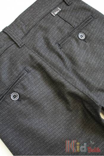 Купить Брюки слим черные меланжевого оттенка для мальчика A-yugi Jeans Аю23-47Чорн(5360) на КидБутик Брюки слим черные меланжевого оттенка для мальчика A-yugi Jeans Аю23-47Чорн(5360)