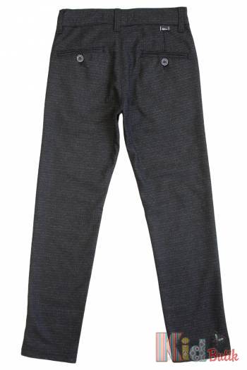 Купить Брюки слим черные меланжевого оттенка для мальчика A-yugi Jeans Аю23-47Чорн(5360) на КидБутик Брюки слим черные меланжевого оттенка для мальчика A-yugi Jeans Аю23-47Чорн(5360)