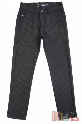 Купить Брюки слим черные меланжевого оттенка для мальчика A-yugi Jeans Аю23-47Чорн(5360) на КидБутик Брюки слим черные меланжевого оттенка для мальчика A-yugi Jeans Аю23-47Чорн(5360)