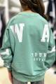 Купити Світшот м'ятного кольору з написом на спині always young для дівчинки MiniModa Мі23-1мята(3492) на КідБутік Світшот м'ятного кольору з написом на спині always young для дівчинки MiniModa Мі23-1мята(3492) - фото 4