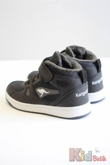 Купить Ботинки утепленные черно-серые для мальчика KangaROOS 23-18804-000-5003 на КидБутик Ботинки утепленные черно-серые для мальчика KangaROOS 23-18804-000-5003