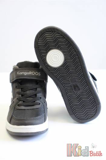 Купить Ботинки утепленные черно-серые для мальчика KangaROOS 23-18804-000-5003 на КидБутик Ботинки утепленные черно-серые для мальчика KangaROOS 23-18804-000-5003