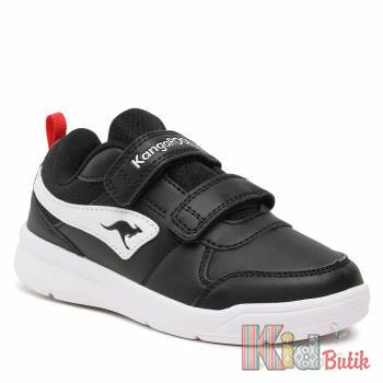 Купить Кроссовки черные с белой вставкой для мальчика KangaROOS 23-18578-000-5012 на КидБутик Кроссовки черные с белой вставкой для мальчика KangaROOS 23-18578-000-5012