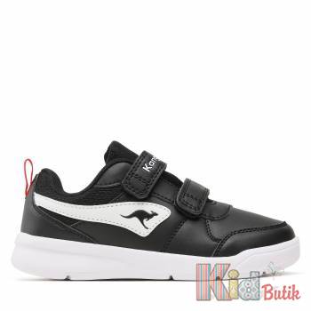 Купить Кроссовки черные с белой вставкой для мальчика KangaROOS 23-18578-000-5012 на КидБутик Кроссовки черные с белой вставкой для мальчика KangaROOS 23-18578-000-5012