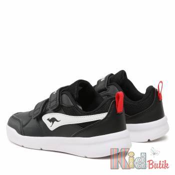 Купить Кроссовки черные с белой вставкой для мальчика KangaROOS 23-18578-000-5012 на КидБутик Кроссовки черные с белой вставкой для мальчика KangaROOS 23-18578-000-5012