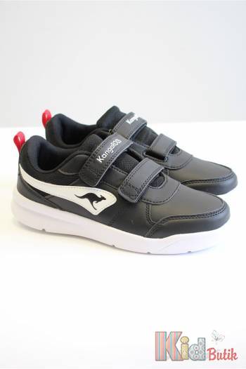Купить Кроссовки черные с белой вставкой для мальчика KangaROOS 23-18578-000-5012 на КидБутик Кроссовки черные с белой вставкой для мальчика KangaROOS 23-18578-000-5012