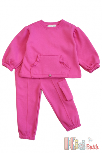 Купить Костюм утепленный фуксия с кофточкой и штанами для девочки Escabel Kids Ес23-43Фукс(874) на КидБутик Костюм утепленный фуксия с кофточкой и штанами для девочки Escabel Kids Ес23-43Фукс(874)