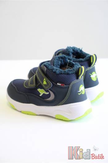 Купить Ботинки утепленные синие с салатовым для мальчика KangaROOS 23-02221-000-4054 на КидБутик Ботинки утепленные синие с салатовым для мальчика KangaROOS 23-02221-000-4054