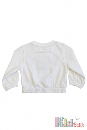 Купити Світшот молочний з мишенятами для дівчинки Escabel Kids Ес23-56(35671) на КідБутік Світшот молочний з мишенятами для дівчинки Escabel Kids Ес23-56(35671)