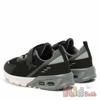 Купить Кроссовки черные с сеткой для мальчика KangaROOS 23-10039-000-5003 на КидБутик Кроссовки черные с сеткой для мальчика KangaROOS 23-10039-000-5003