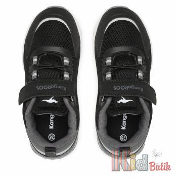 Купить Кроссовки черные с сеткой для мальчика KangaROOS 23-10039-000-5003 на КидБутик Кроссовки черные с сеткой для мальчика KangaROOS 23-10039-000-5003
