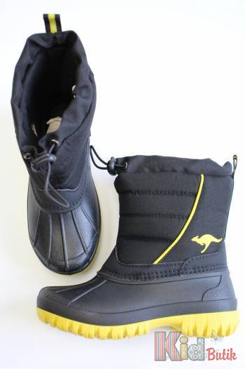 Купить Ботинки высокие черные для мальчика KangaROOS 23-18672-000-5094 на КидБутик Ботинки высокие черные для мальчика KangaROOS 23-18672-000-5094