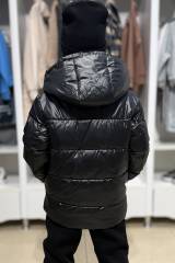 Купить Куртка зимняя черная для мальчика Puros Poro РР23-6Чор(5012) на КидБутик Куртка зимняя черная для мальчика Puros Poro РР23-6Чор(5012)