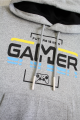 Купить Худи серый утепленный для мальчика "Gamer" Wanex V23-41(16031) на КидБутик Худи серый утепленный для мальчика "Gamer" Wanex V23-41(16031) - фото 3