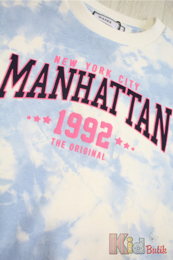 Купити Світшот блакитний для хлопчика "Manhattan 1992" Wanex V23-51(32035) на КідБутік Світшот блакитний для хлопчика "Manhattan 1992" Wanex V23-51(32035)